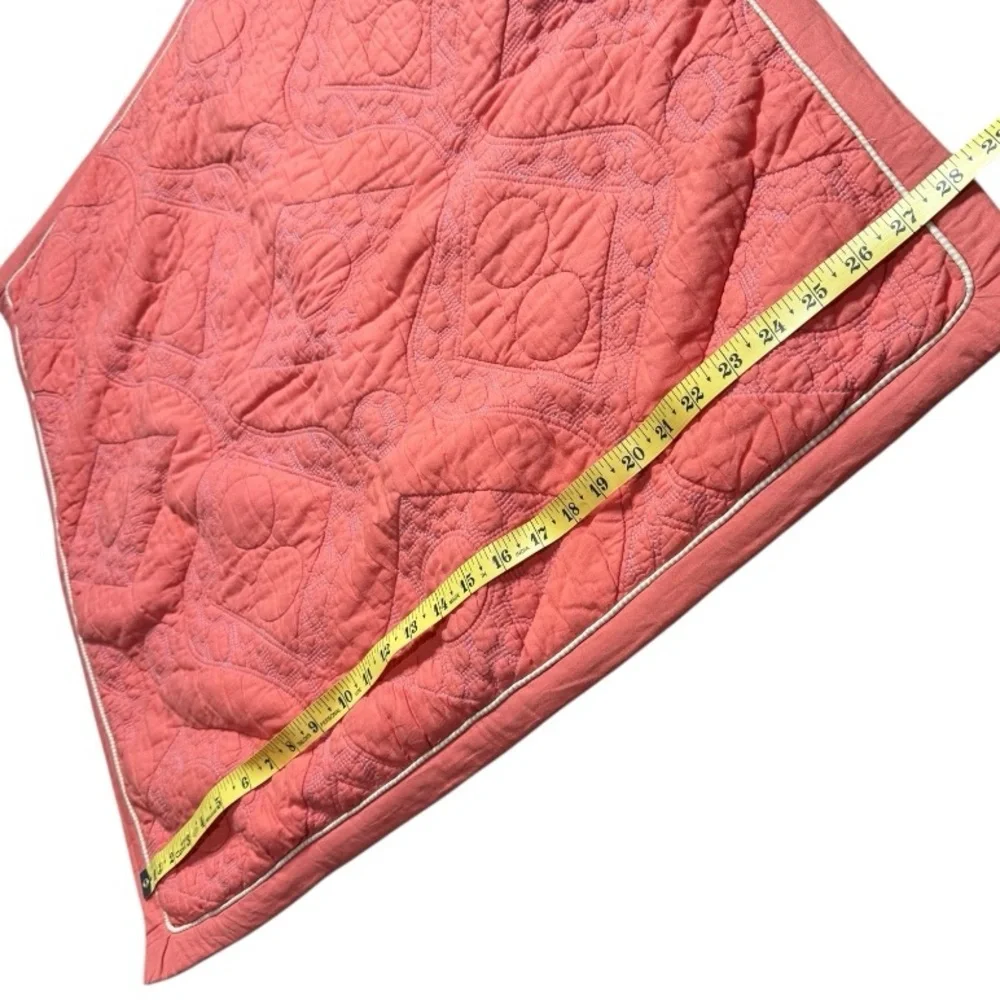 Anthropologie Cambridge Quilted Euro Pillow Sham 26” x 26” - Picture 7 of 9